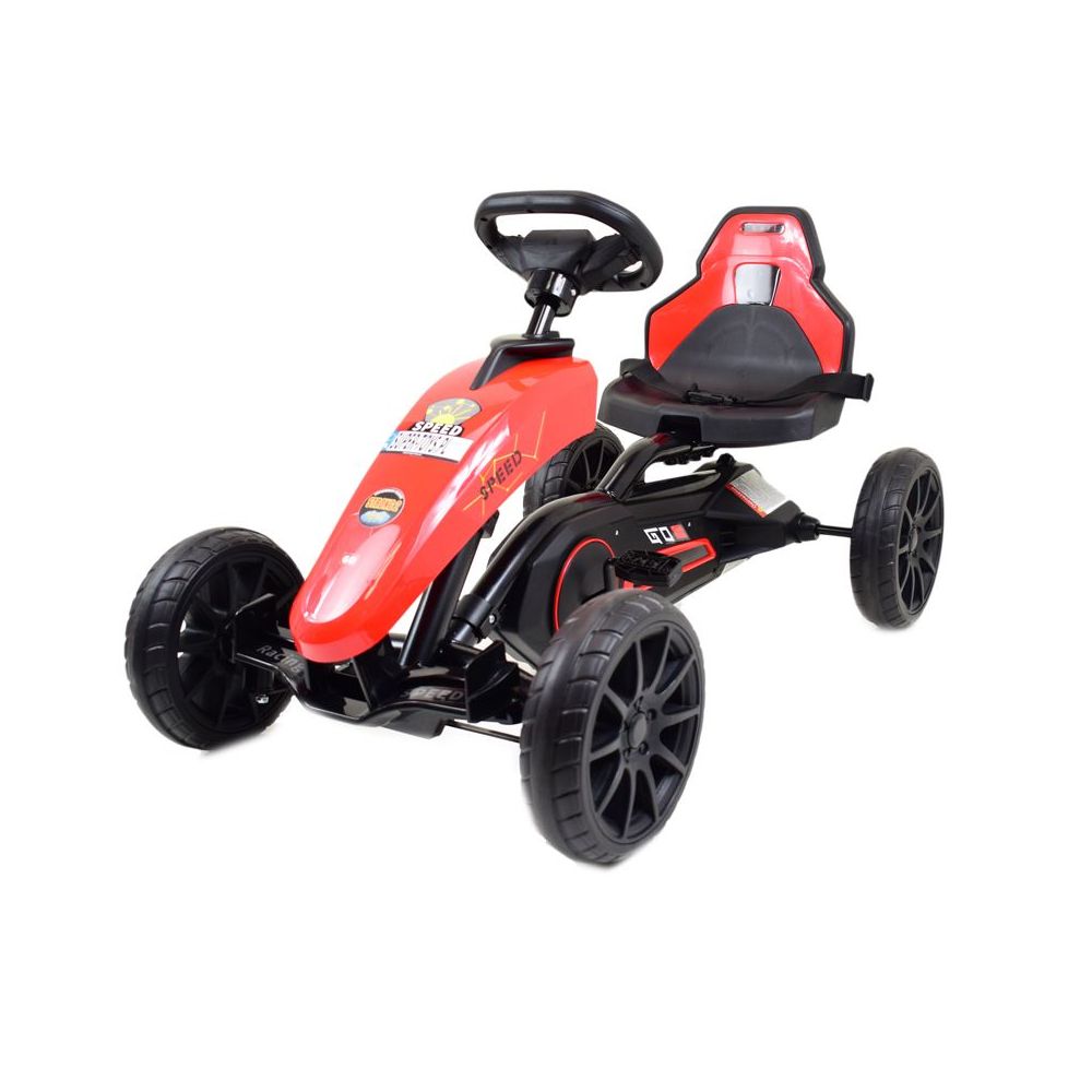 DUŻY GOKART SPEED NA PEDAŁY Z HAMULCEM, REGULOWANE SIEDZENIE, JAKOŚĆ/AHL005