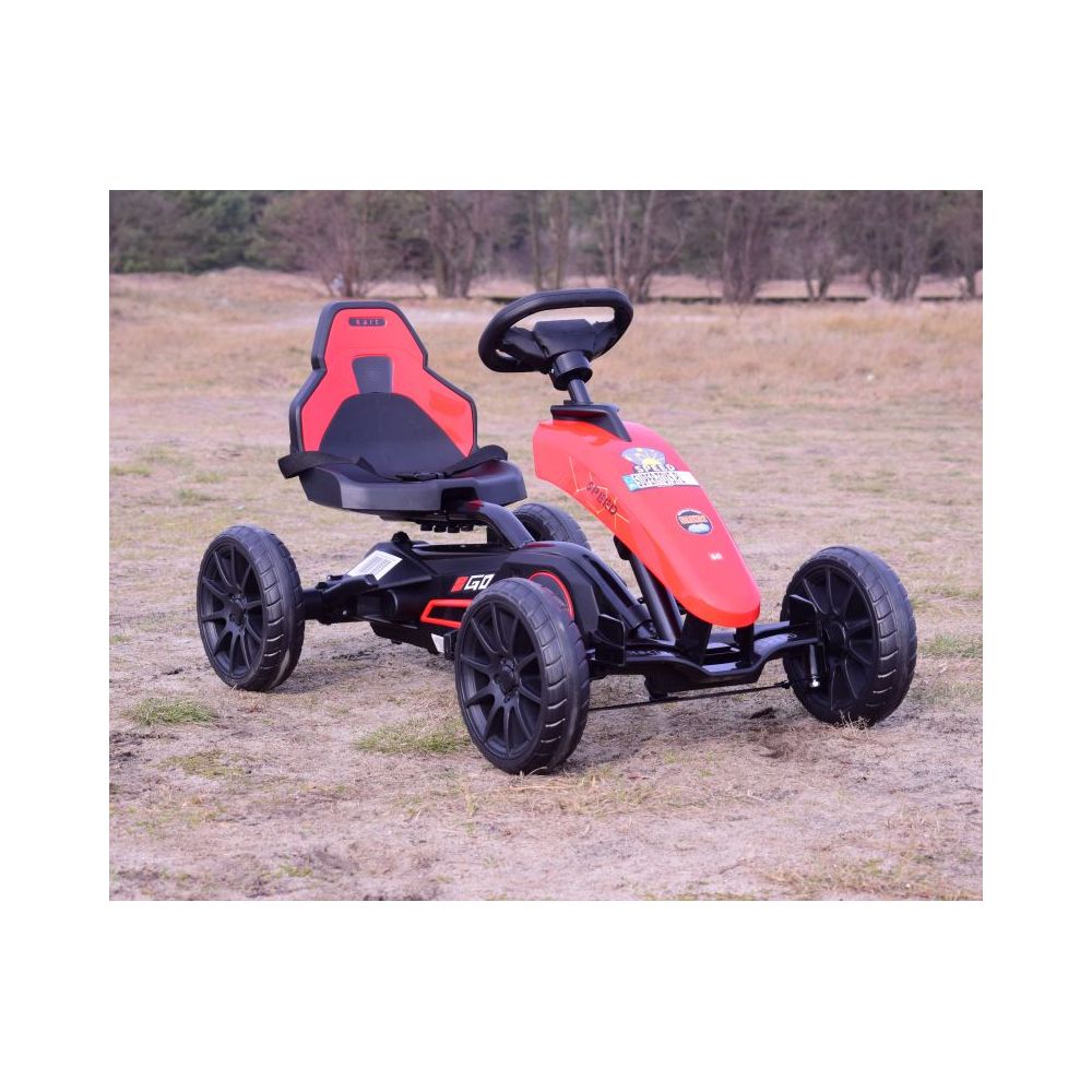 DUŻY GOKART SPEED NA PEDAŁY Z HAMULCEM, REGULOWANE SIEDZENIE, JAKOŚĆ/AHL005