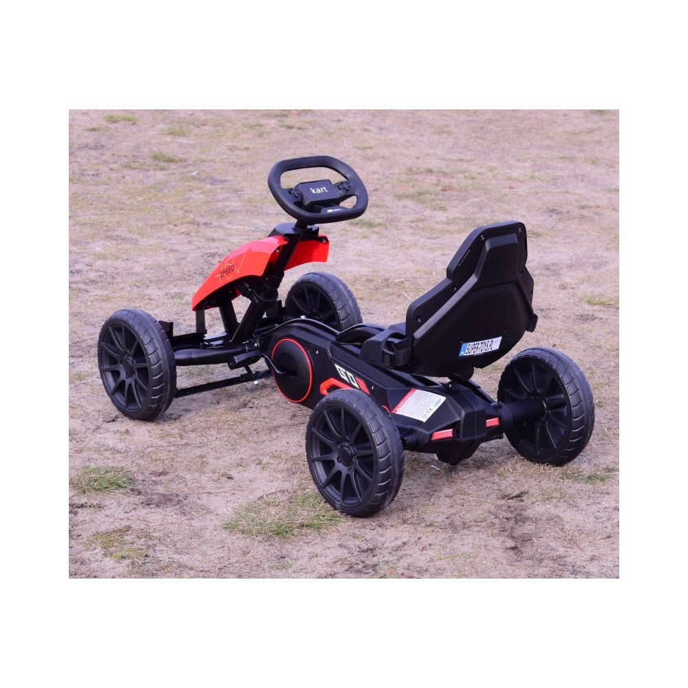 DUŻY GOKART SPEED NA PEDAŁY Z HAMULCEM, REGULOWANE SIEDZENIE, JAKOŚĆ/AHL005