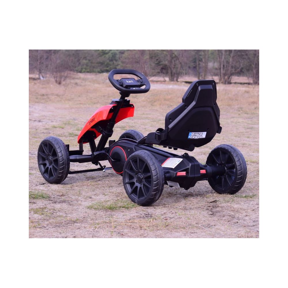 DUŻY GOKART SPEED NA PEDAŁY Z HAMULCEM, REGULOWANE SIEDZENIE, JAKOŚĆ/AHL005