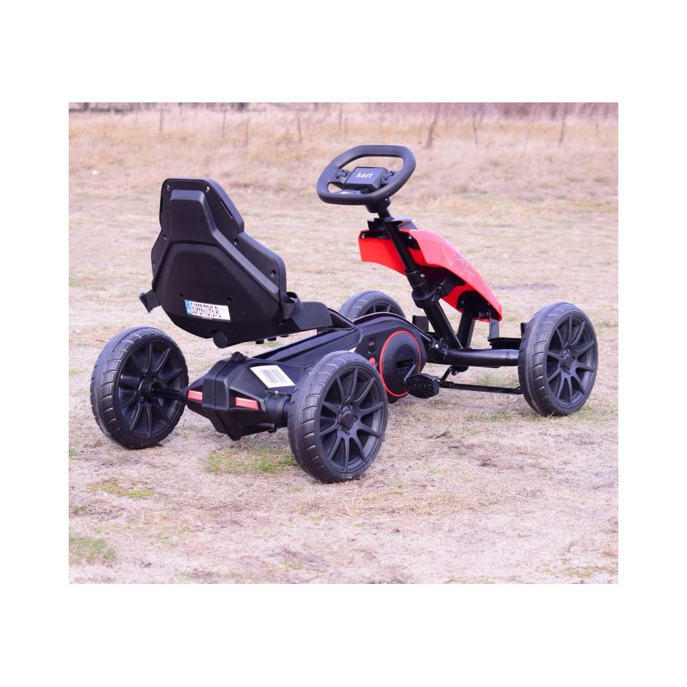DIDELIS „SPEED“ KARTINGAS SU PEDALAIS IR STABDYKLĖMIS, REGULUOJAMA SĖDYNĖ, KOKYBĖ/AHL005