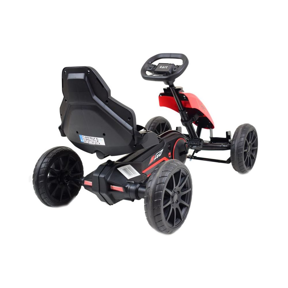 DUŻY GOKART SPEED NA PEDAŁY Z HAMULCEM, REGULOWANE SIEDZENIE, JAKOŚĆ/AHL005