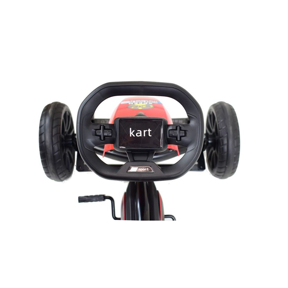 DUŻY GOKART SPEED NA PEDAŁY Z HAMULCEM, REGULOWANE SIEDZENIE, JAKOŚĆ/AHL005
