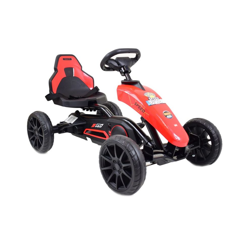 DUŻY GOKART SPEED NA PEDAŁY Z HAMULCEM, REGULOWANE SIEDZENIE, JAKOŚĆ/AHL005