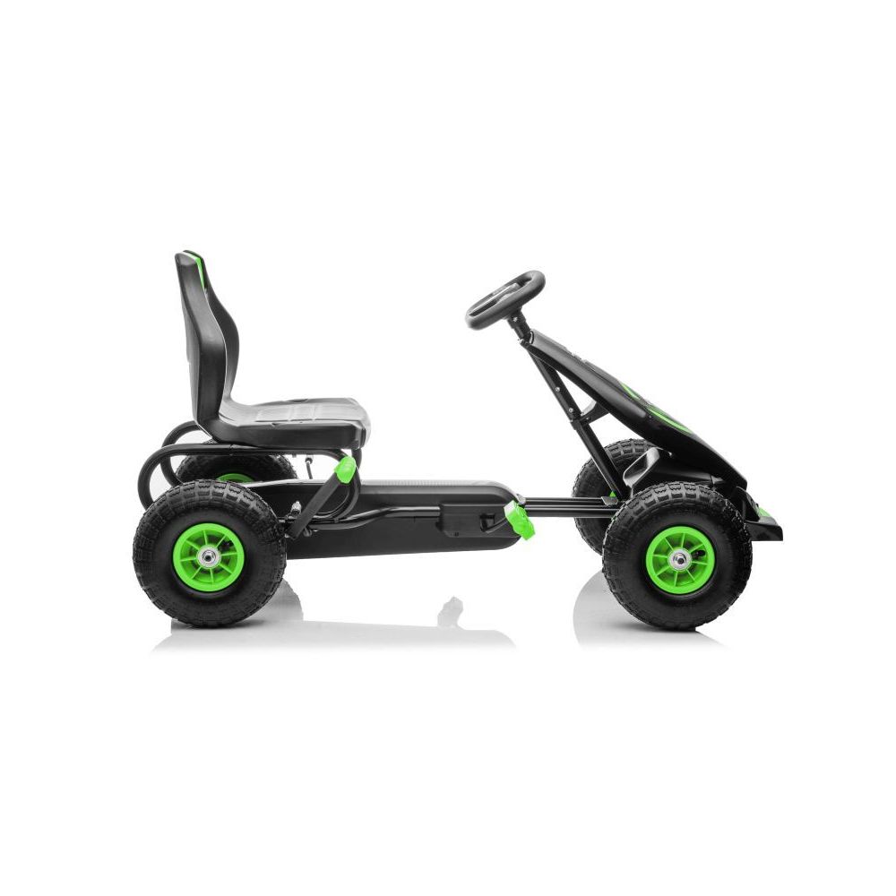 DIDELIS PEDALINIS GOKARTAS „SUPER POWER 5“, PRIEPUČIAMI RATAI/G18