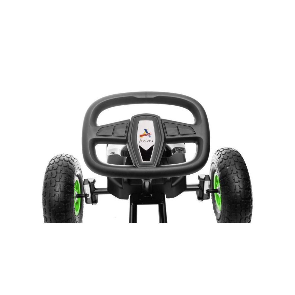 DUŻY GOKART NA PEDAŁY SUPER POWER 5, POMPOWANE KOŁA/G18