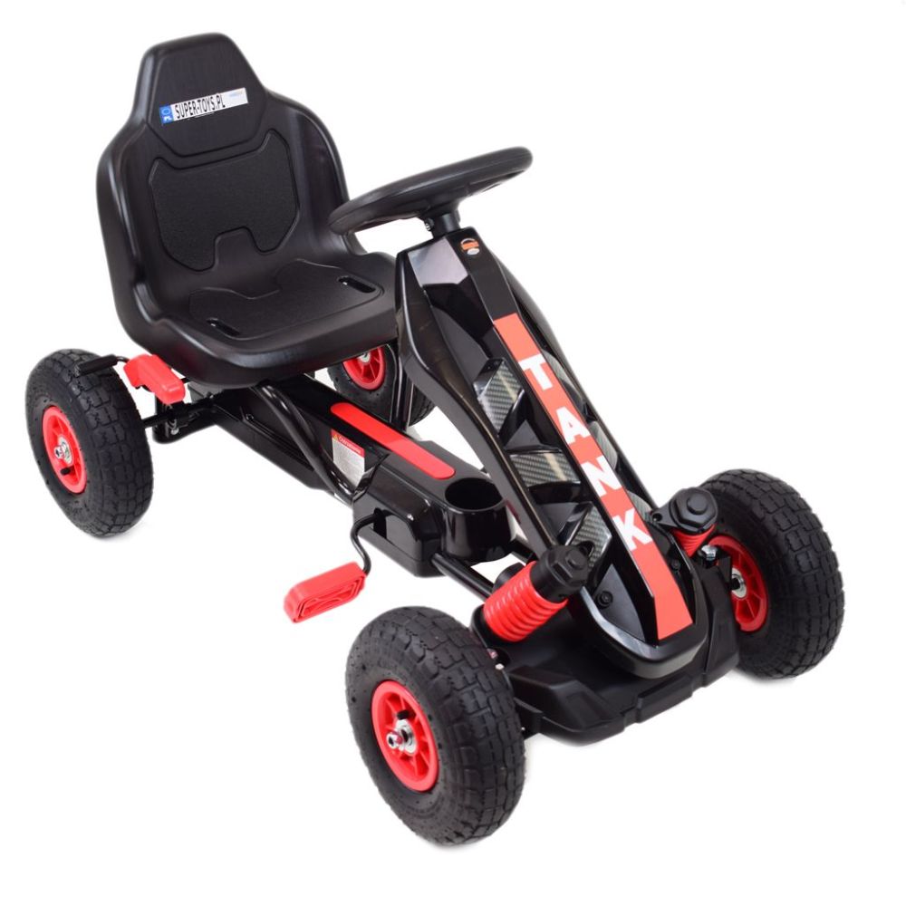 NAUJAUSIAS PEDALINIS GOKARTAS „TANK“, PRIEPUČIAMI RATAI, STABDŽIAI/G23