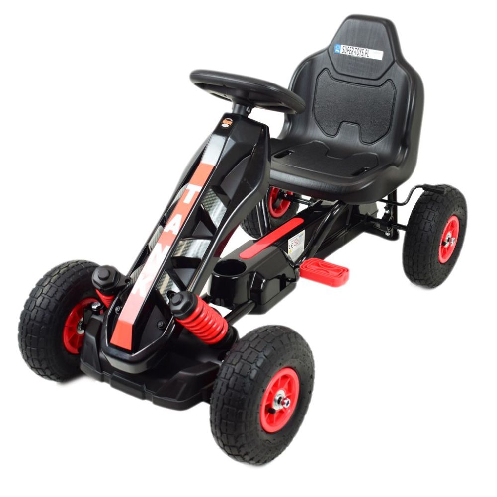 NAUJAUSIAS PEDALINIS GOKARTAS „TANK“, PRIEPUČIAMI RATAI, STABDŽIAI/G23