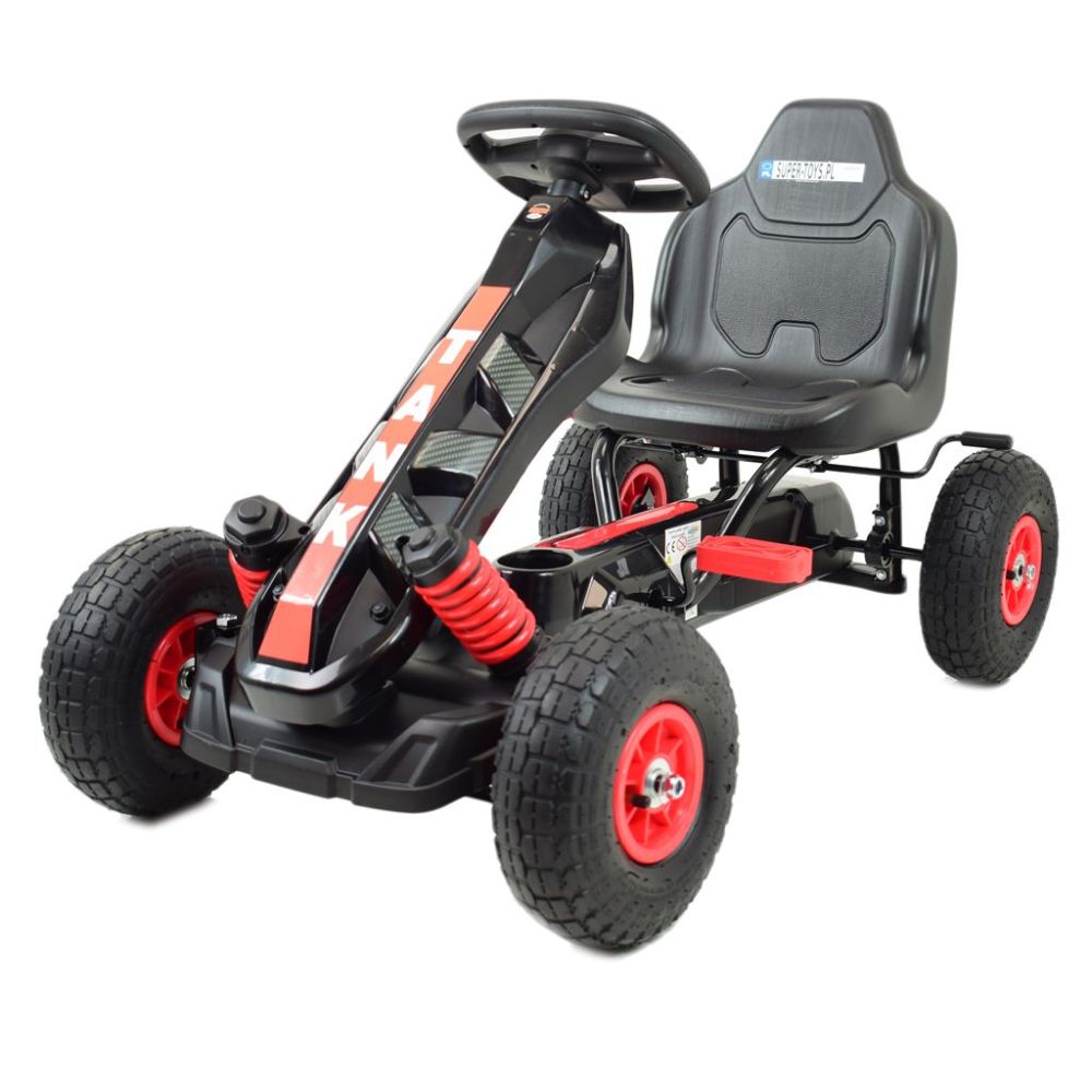 NAUJAUSIAS PEDALINIS GOKARTAS „TANK“, PRIEPUČIAMI RATAI, STABDŽIAI/G23