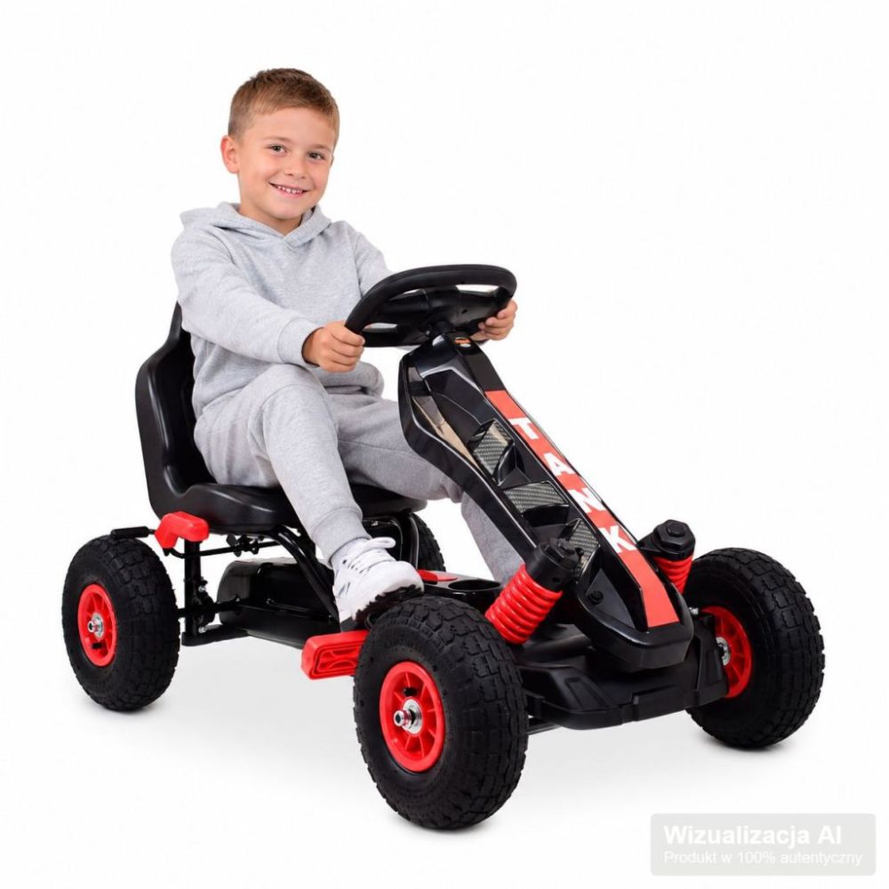 NAUJAUSIAS PEDALINIS GOKARTAS „TANK“, PRIEPUČIAMI RATAI, STABDŽIAI/G23