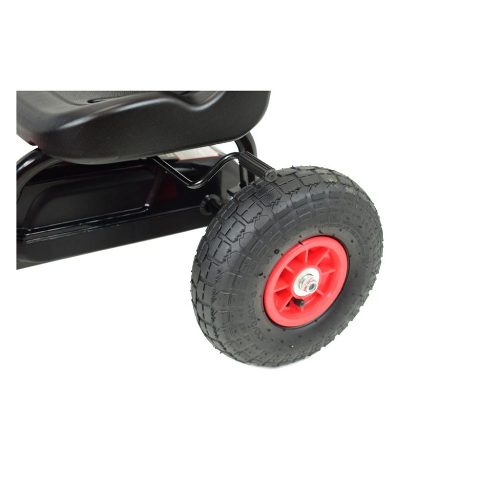 NAJNOWSZY GOKART NA PEDAŁY "TANK", KOŁA POMPOWANE, HAMULCE/G23