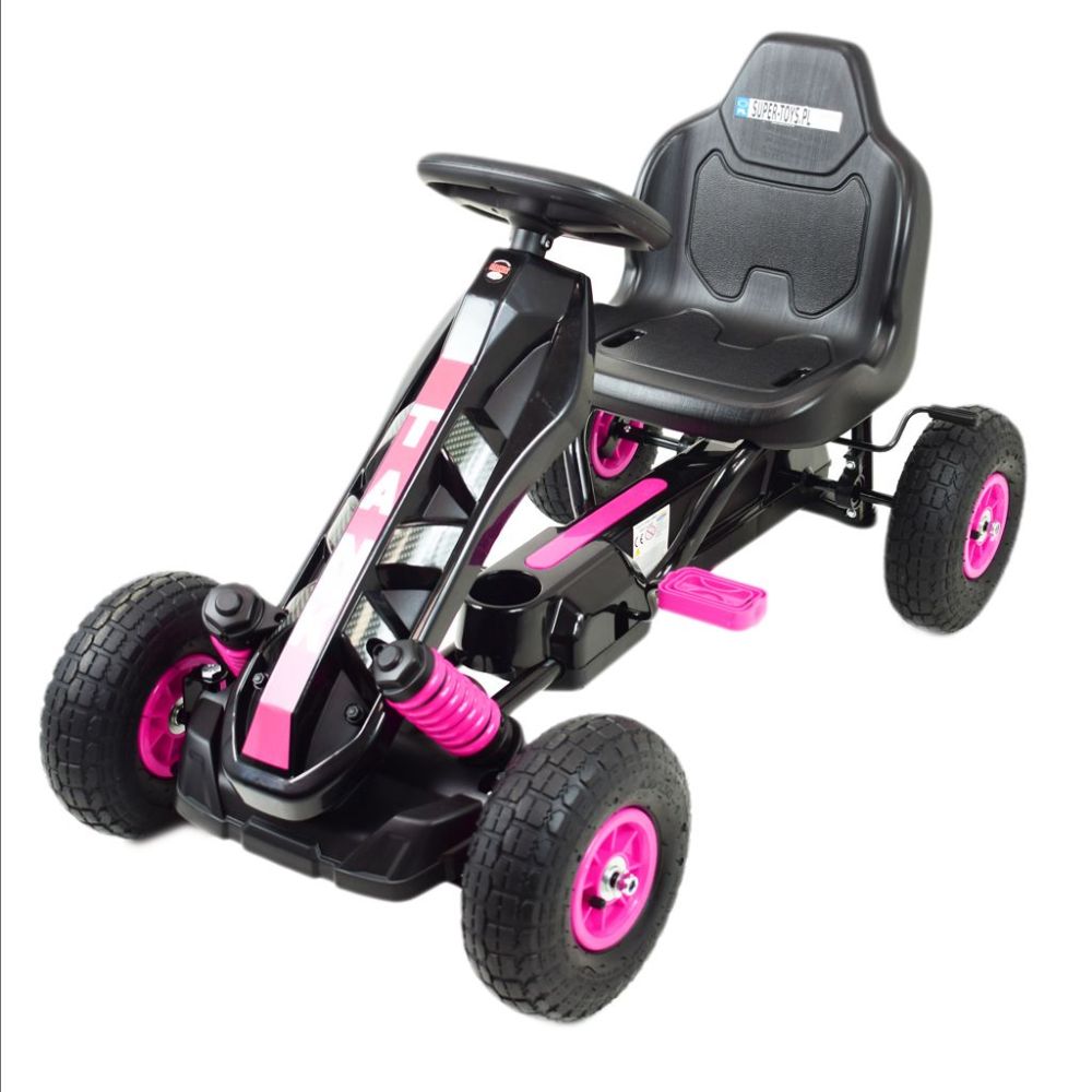 NAUJAUSIAS PEDALINIS GOKARTAS „TANK“, PRIEPUČIAMI RATAI, STABDŽIAI/G23