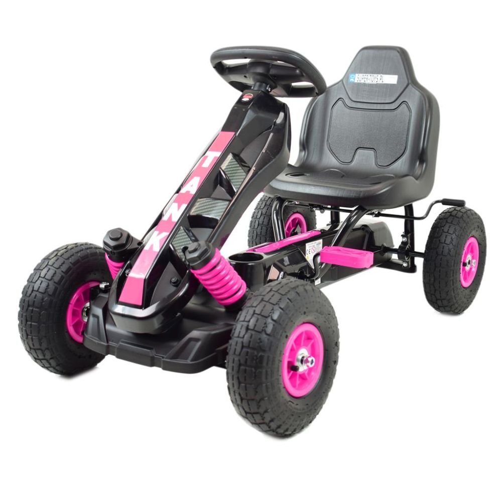 NAUJAUSIAS PEDALINIS GOKARTAS „TANK“, PRIEPUČIAMI RATAI, STABDŽIAI/G23