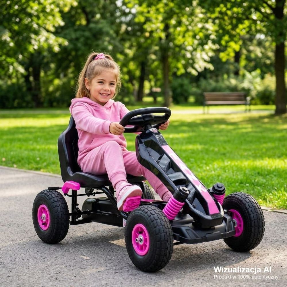 NAUJAUSIAS PEDALINIS GOKARTAS „TANK“, PRIEPUČIAMI RATAI, STABDŽIAI/G23