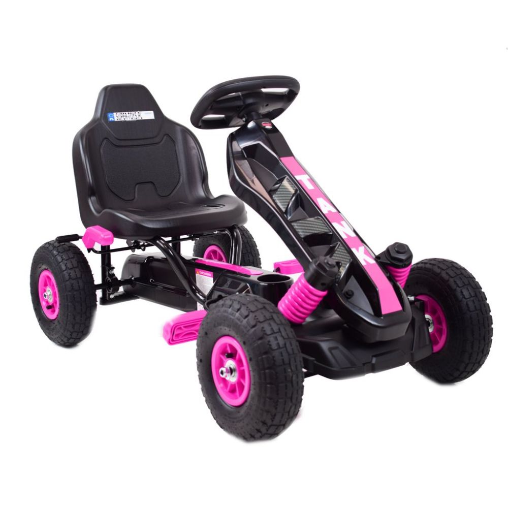 NAUJAUSIAS PEDALINIS GOKARTAS „TANK“, PRIEPUČIAMI RATAI, STABDŽIAI/G23