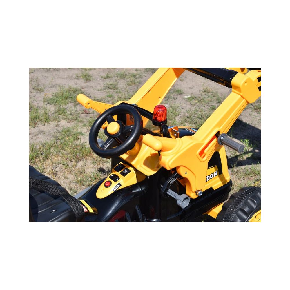 MOCNY TRAKTOR Z ŁYŻKĄ KINGDOM 12V DWIE PRĘDKOŚCI/JS328A