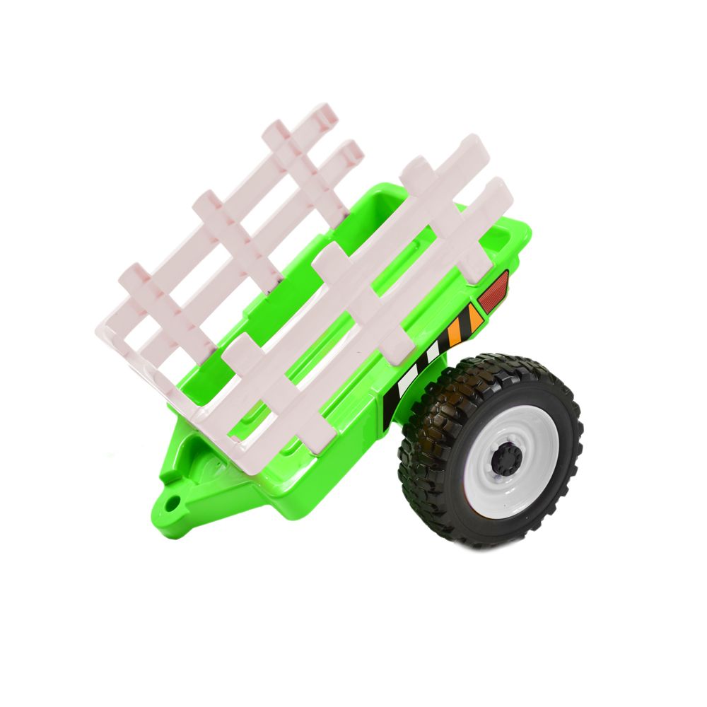 SUPER TRAKTOR BLOW – AKUMULIATORINIS SU PRIEKABĄ, MINKŠTI RATAI, MINKŠTA SĖDYNĖ, NUOTOLINIO VALDYMO PULTAS/XMX611