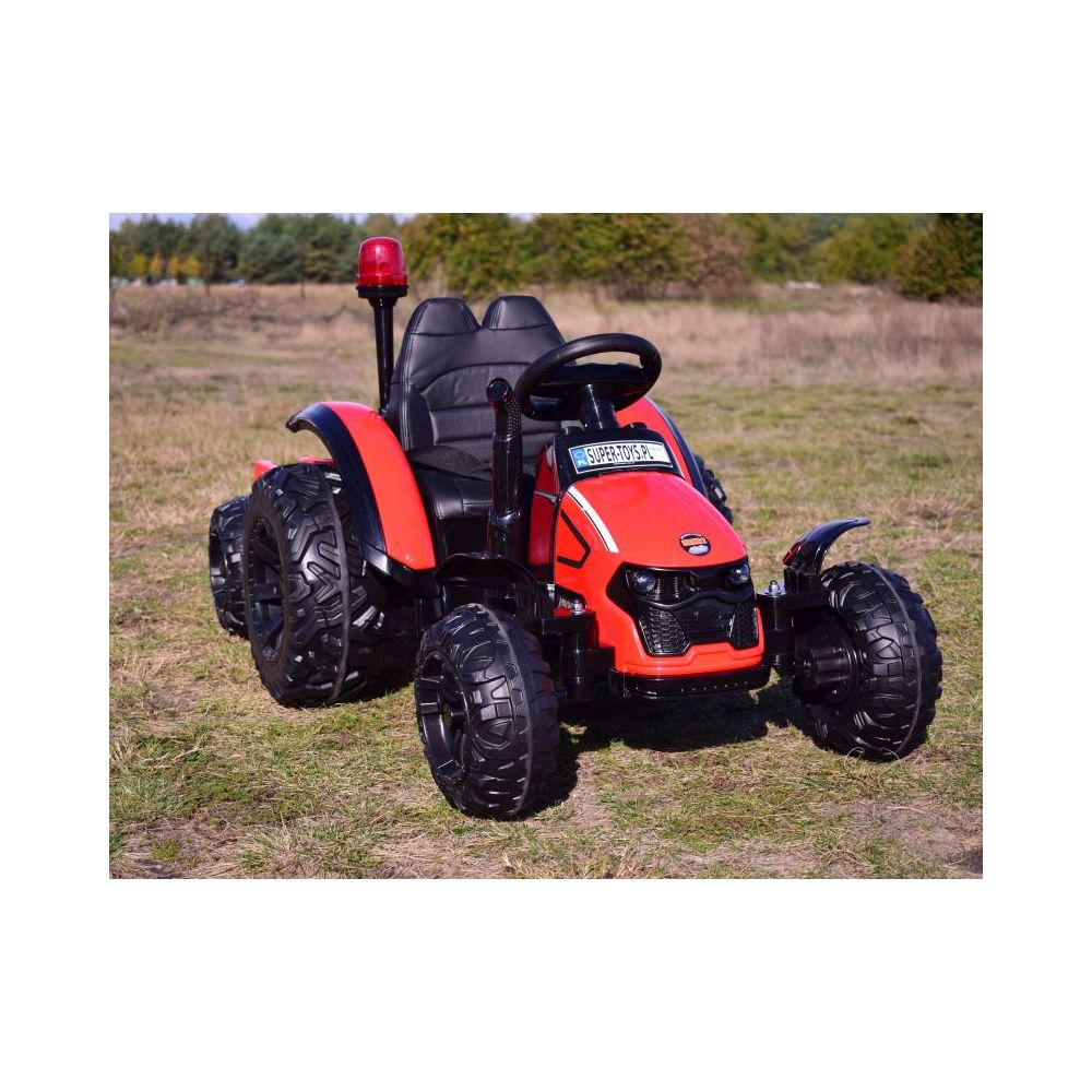 SUPER TRAKTOR TRUCK Z PRZYCZEPĄ I KOGUTEM, MIĘKKIE KOŁA, MIĘKKIE SIEDZENIE, PILOT/HZB200