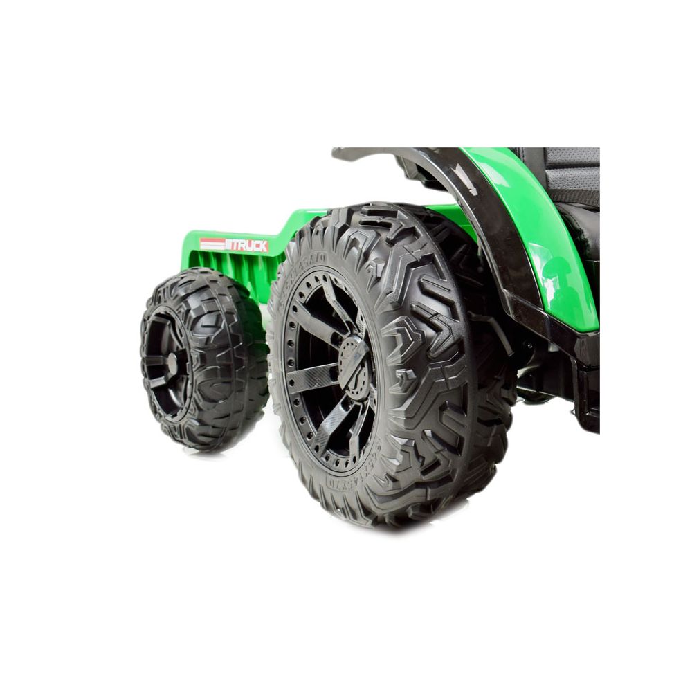 SUPER TRAKTOR TRUCK Z PRZYCZEPĄ I KOGUTEM, MIĘKKIE KOŁA, MIĘKKIE SIEDZENIE, PILOT/HZB200