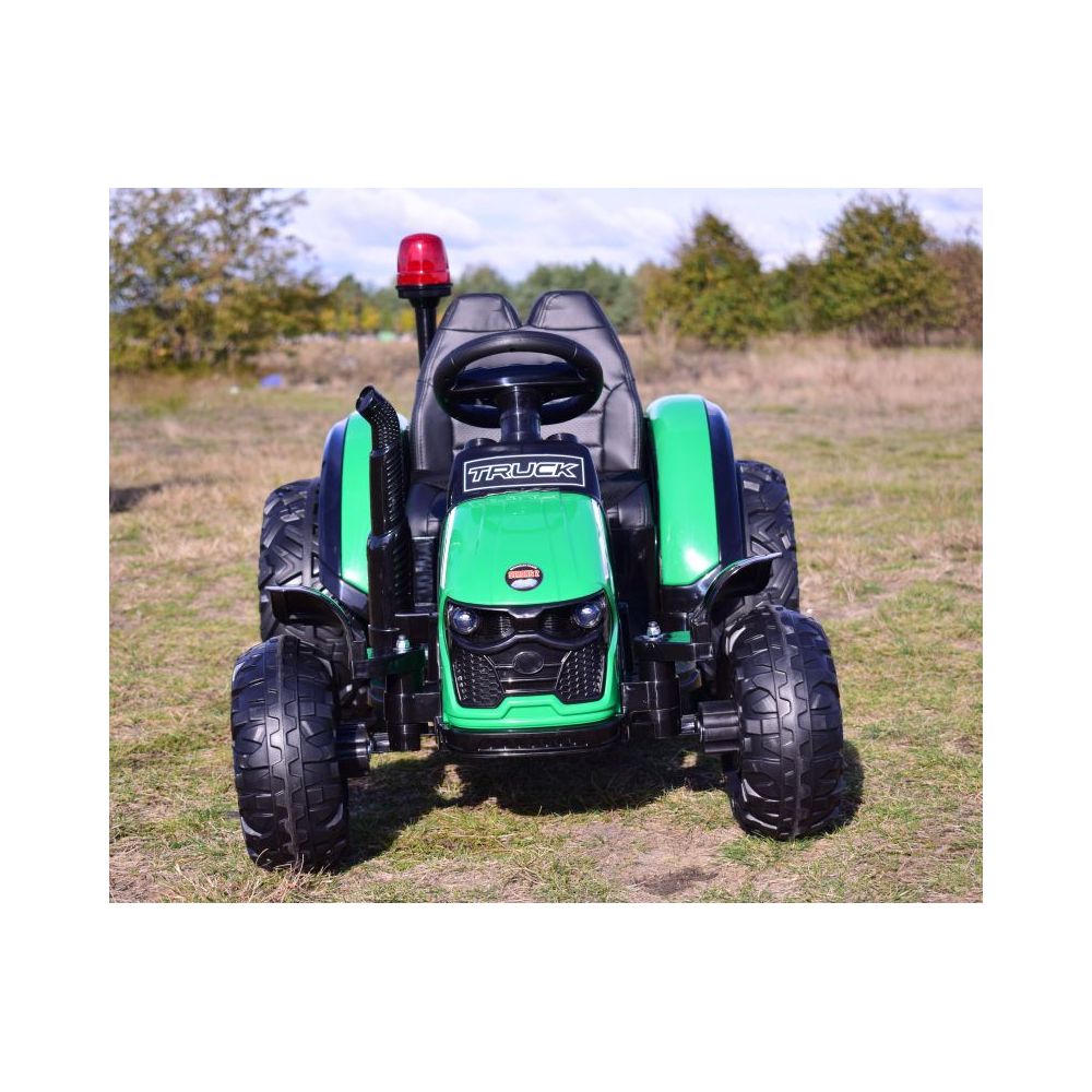 SUPER TRAKTOR TRUCK Z PRZYCZEPĄ I KOGUTEM, MIĘKKIE KOŁA, MIĘKKIE SIEDZENIE, PILOT/HZB200