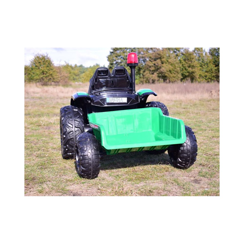 SUPER TRAKTOR TRUCK Z PRZYCZEPĄ I KOGUTEM, MIĘKKIE KOŁA, MIĘKKIE SIEDZENIE, PILOT/HZB200