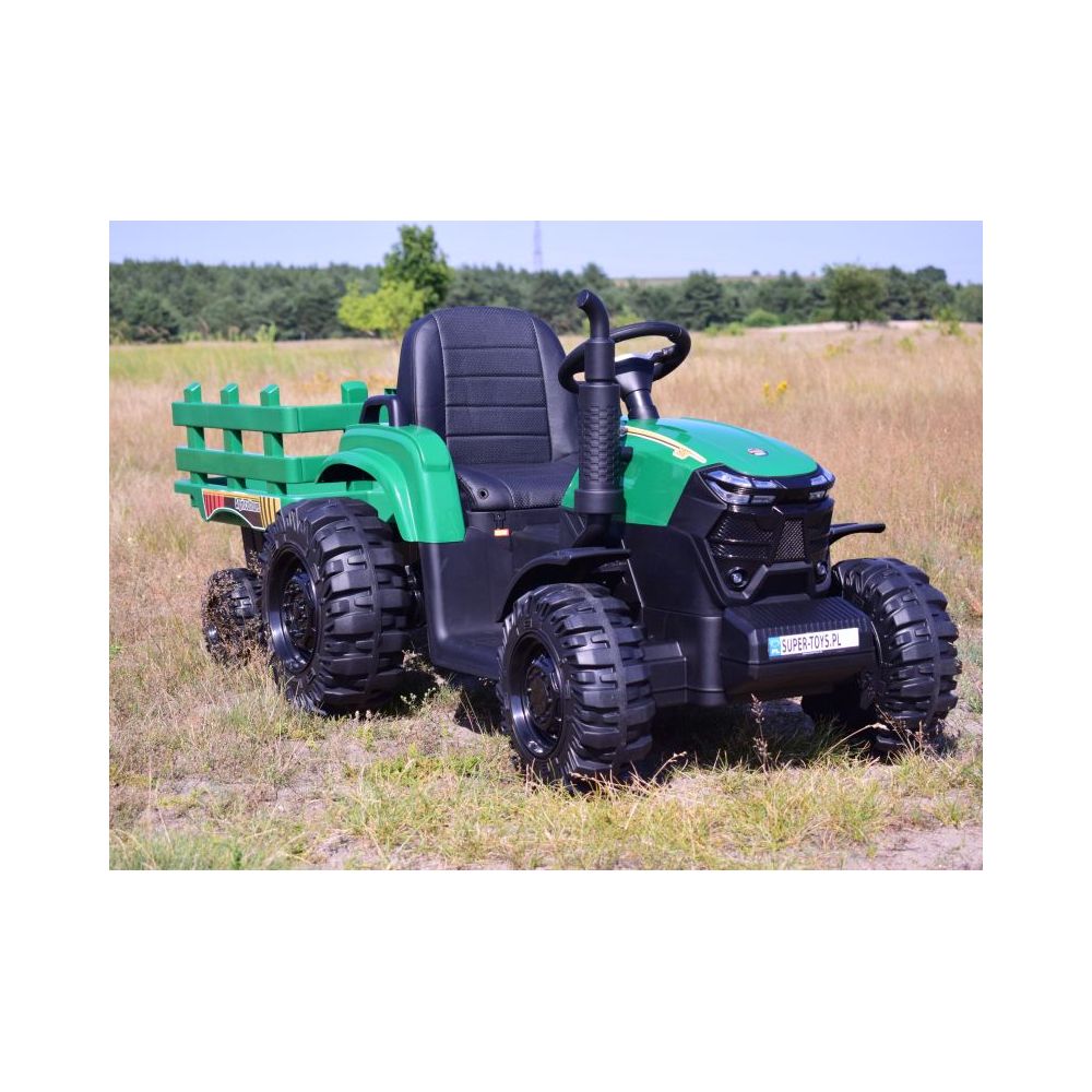 MEGA TRAKTOR AGRICULTURE Z PRZYCZEPĄ 2X200, 24V, SZYBKI SUPER JAKOSĆ/JC000B