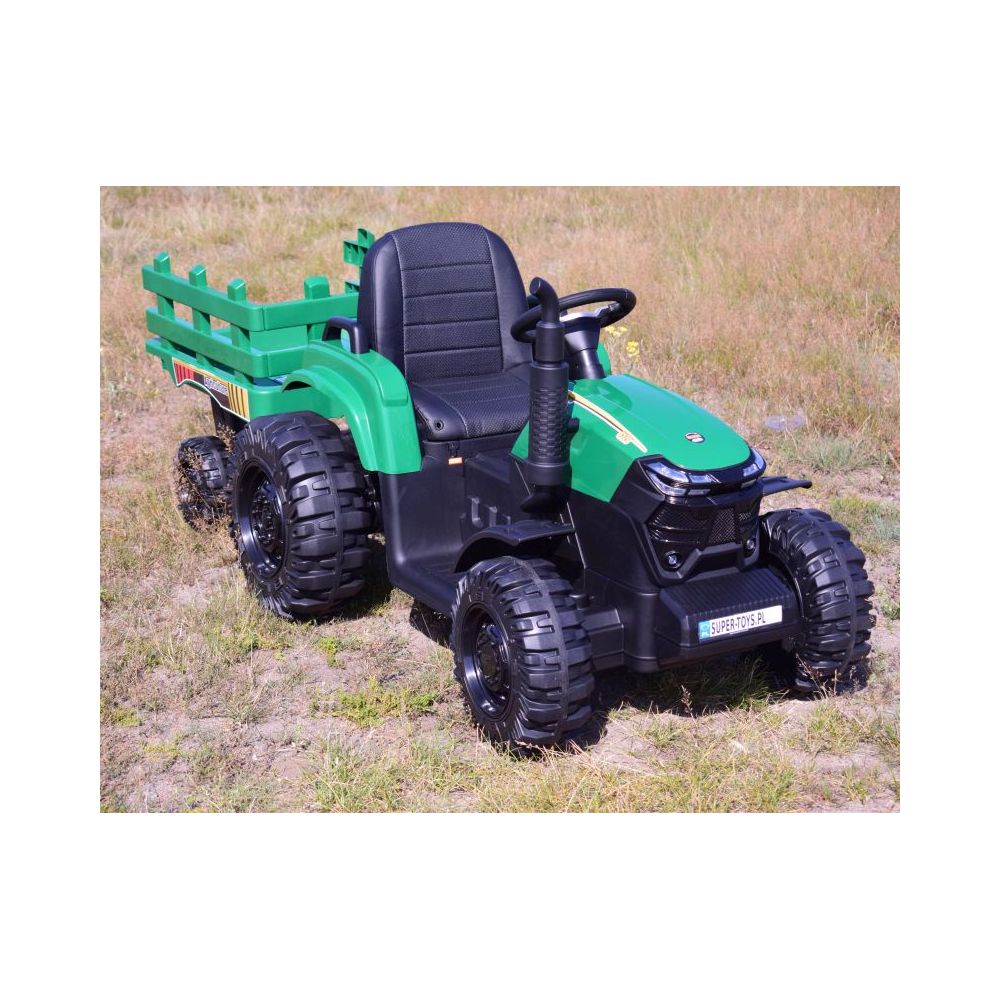 MEGA TRAKTOR AGRICULTURE Z PRZYCZEPĄ 2X200, 24V, SZYBKI SUPER JAKOSĆ/JC000B