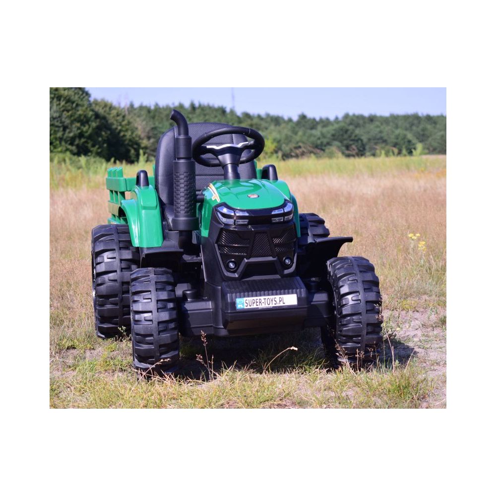 MEGA TRAKTOR AGRICULTURE Z PRZYCZEPĄ 2X200, 24V, SZYBKI SUPER JAKOSĆ/JC000B
