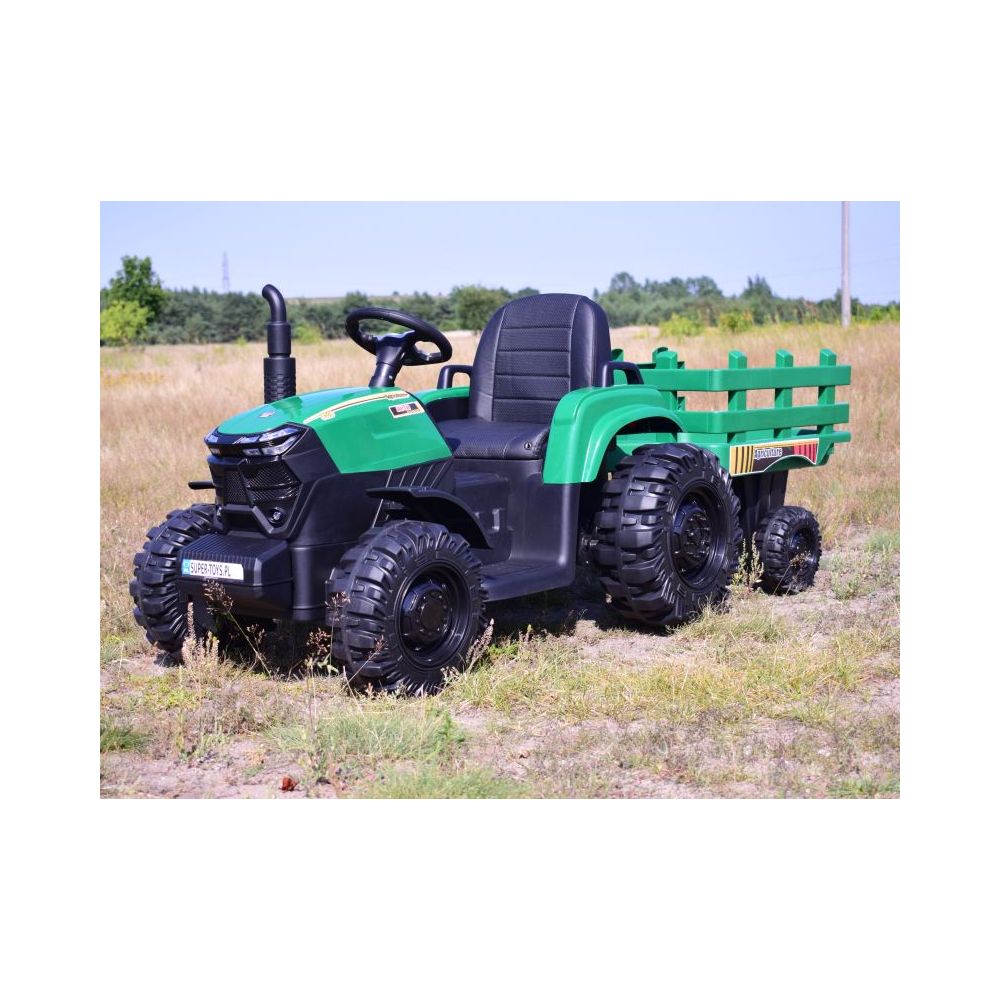 MEGA TRAKTOR AGRICULTURE Z PRZYCZEPĄ 2X200, 24V, SZYBKI SUPER JAKOSĆ/JC000B