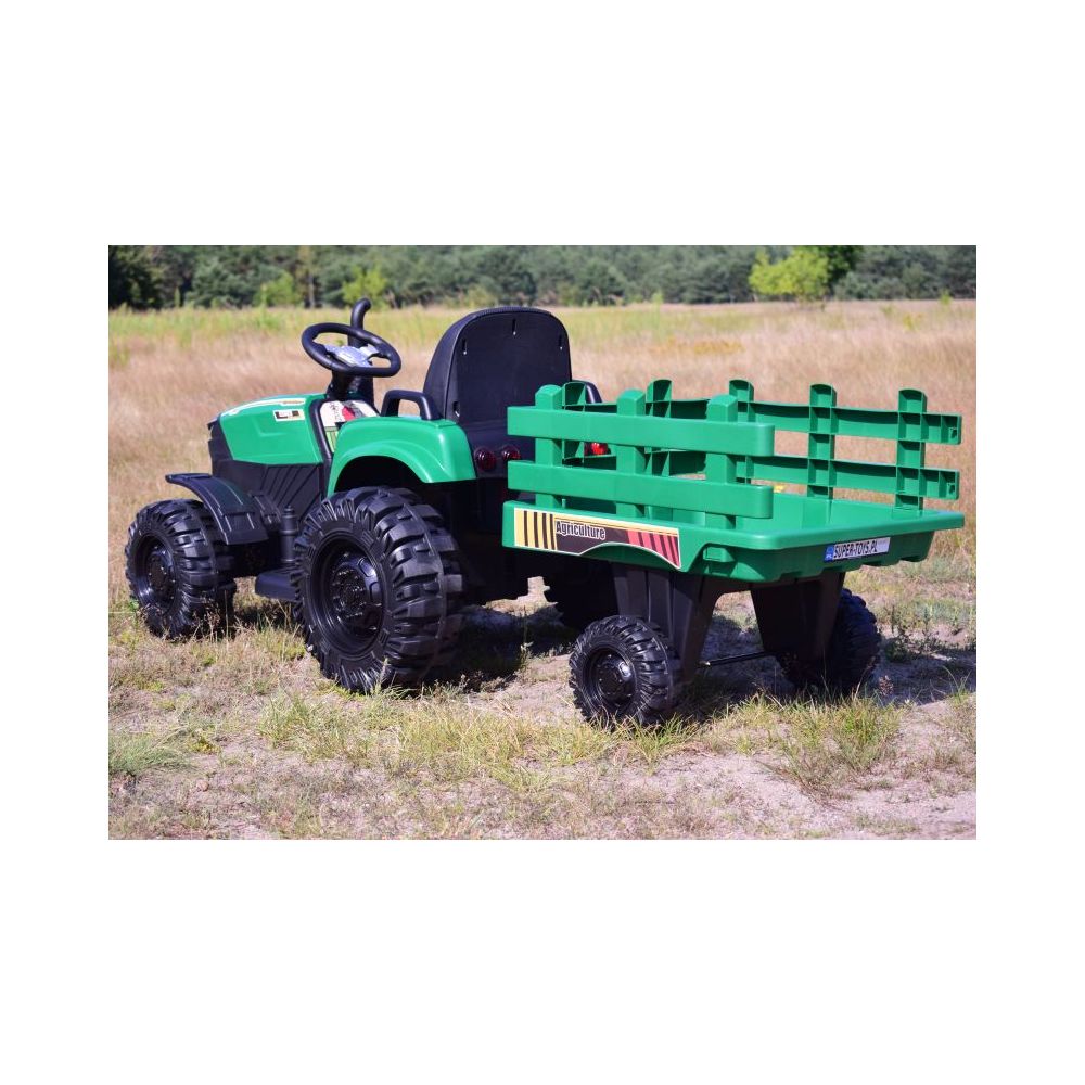 „MEGA TRAKTOR AGRICULTURE“ SU PRIEKABĄ 2X200, 24 V, GREITAS, AUKŠTOS KOKYBĖS / JC000B