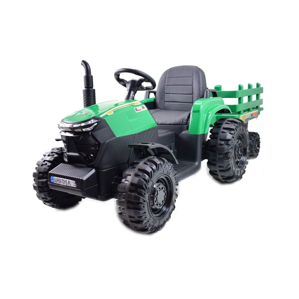 MEGA TRAKTOR AGRICULTURE Z PRZYCZEPĄ 2X200, 24V, SZYBKI SUPER JAKOSĆ/JC000B