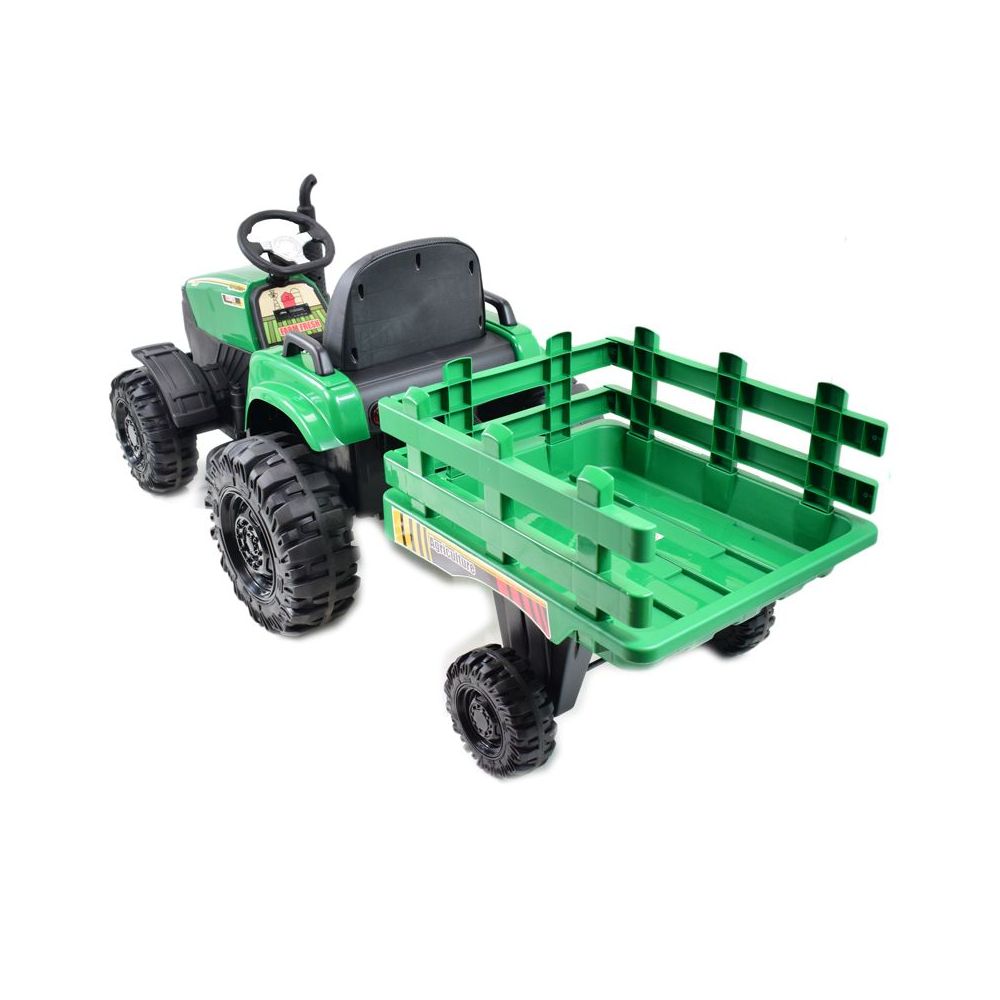 MEGA TRAKTOR AGRICULTURE Z PRZYCZEPĄ 2X200, 24V, SZYBKI SUPER JAKOSĆ/JC000B