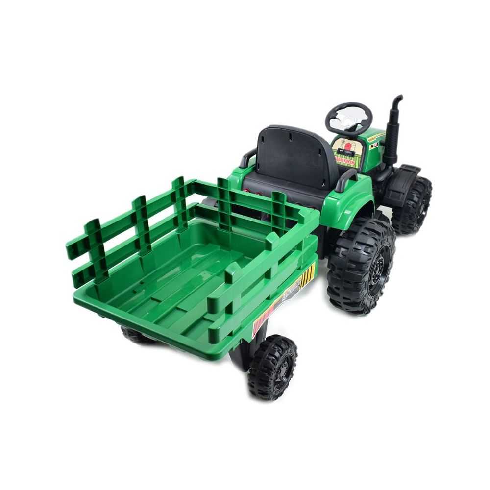 MEGA TRAKTOR AGRICULTURE Z PRZYCZEPĄ 2X200, 24V, SZYBKI SUPER JAKOSĆ/JC000B