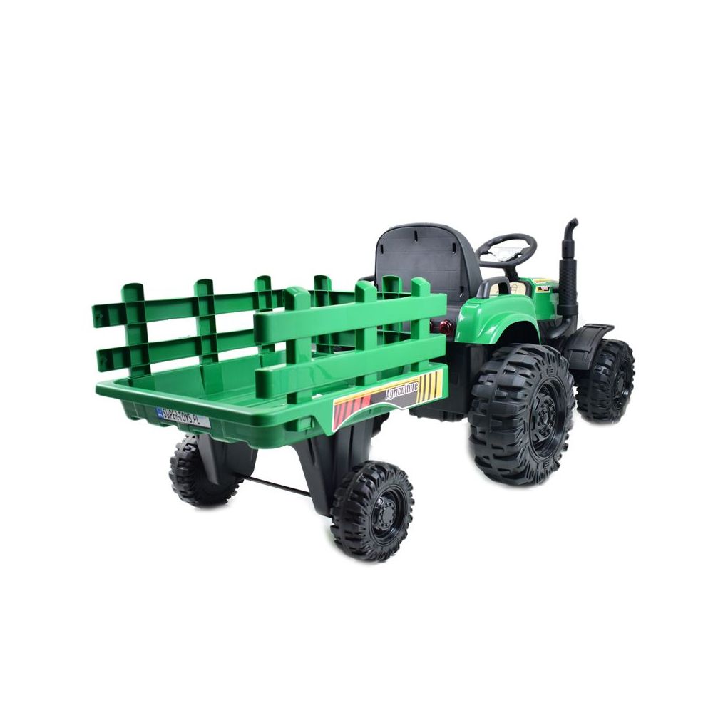 MEGA TRAKTOR AGRICULTURE Z PRZYCZEPĄ 2X200, 24V, SZYBKI SUPER JAKOSĆ/JC000B