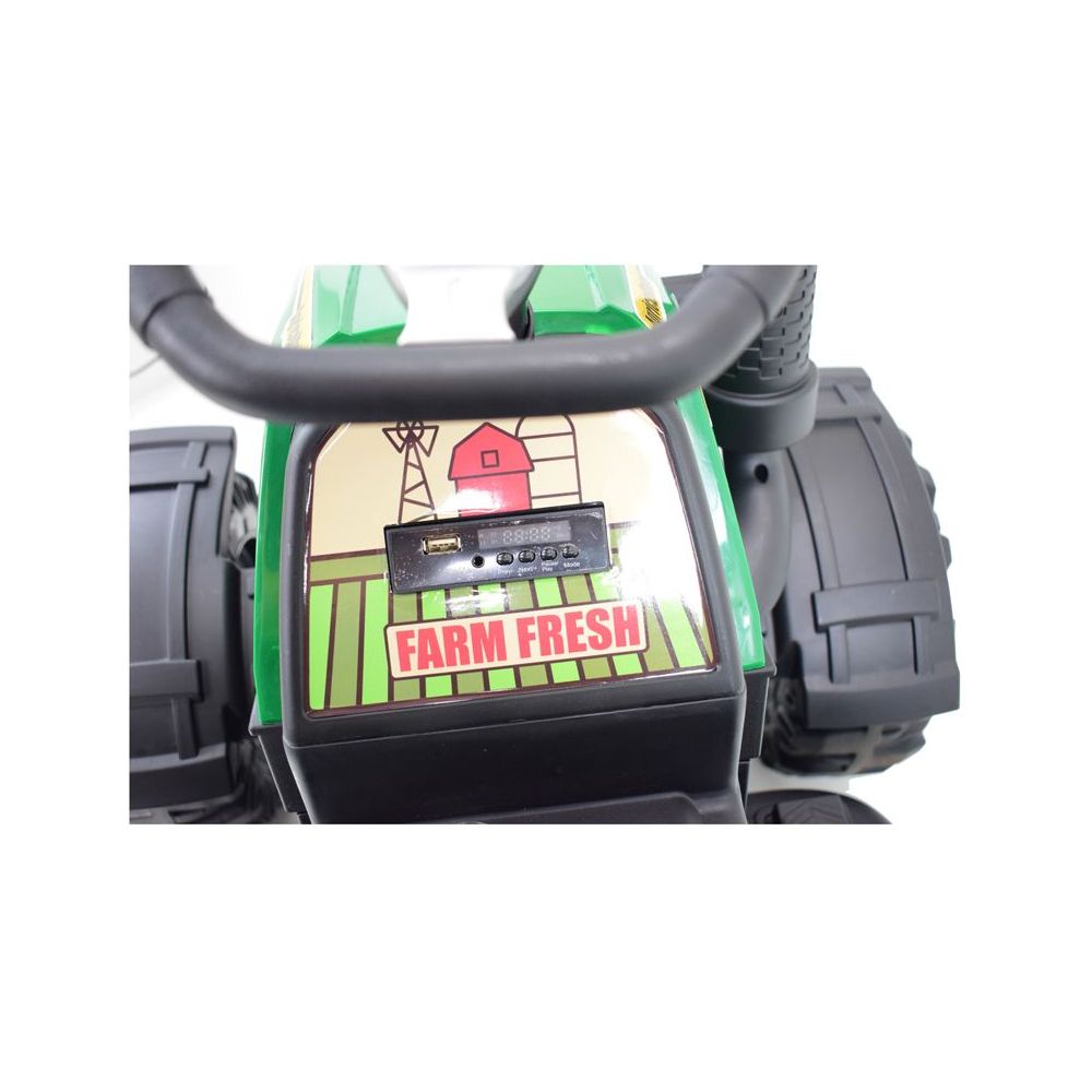 MEGA TRAKTOR AGRICULTURE Z PRZYCZEPĄ 2X200, 24V, SZYBKI SUPER JAKOSĆ/JC000B