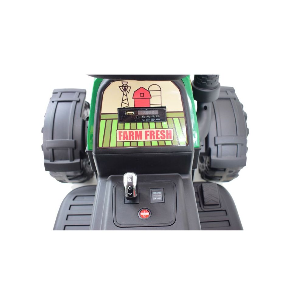 MEGA TRAKTOR AGRICULTURE Z PRZYCZEPĄ 2X200, 24V, SZYBKI SUPER JAKOSĆ/JC000B
