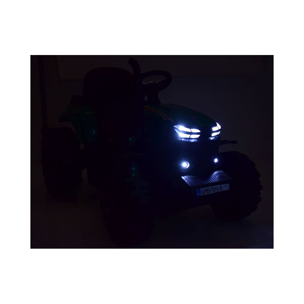 MEGA TRAKTOR AGRICULTURE Z PRZYCZEPĄ 2X200, 24V, SZYBKI SUPER JAKOSĆ/JC000B