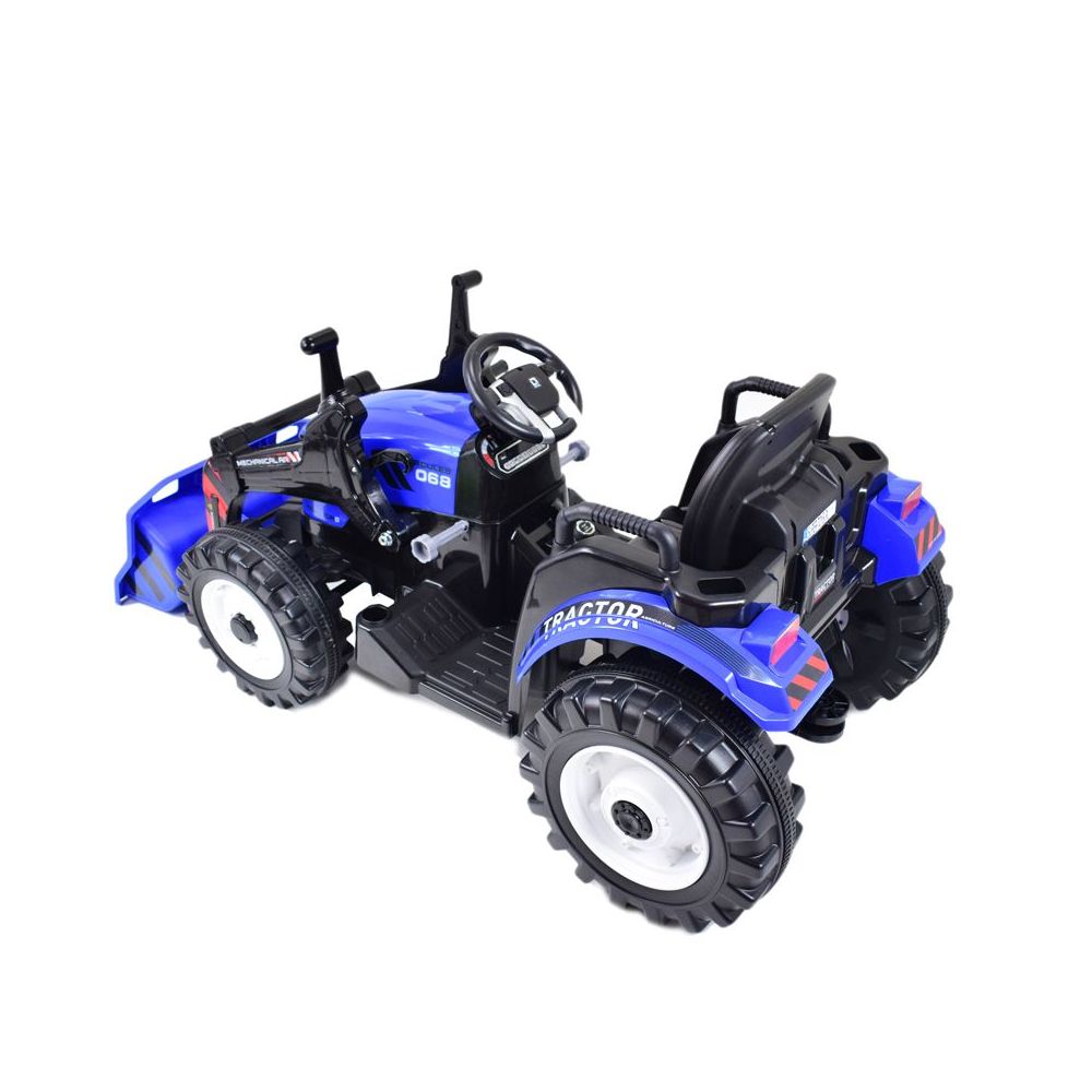 DIDŽIULIS AKUMULIATORINIS TRAKTORIUS SU PRIEKABA, 12 V, 240 W, NUOTOLINIO VALDYMO PULTAS / JS-3158B-12V