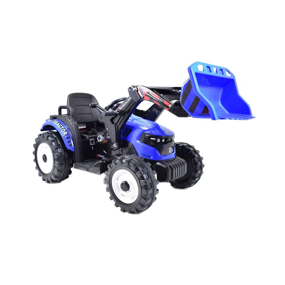 DIDŽIULIS AKUMULIATORINIS TRAKTORIUS SU PRIEKABA, 12 V, 240 W, NUOTOLINIO VALDYMO PULTAS / JS-3158B-12V