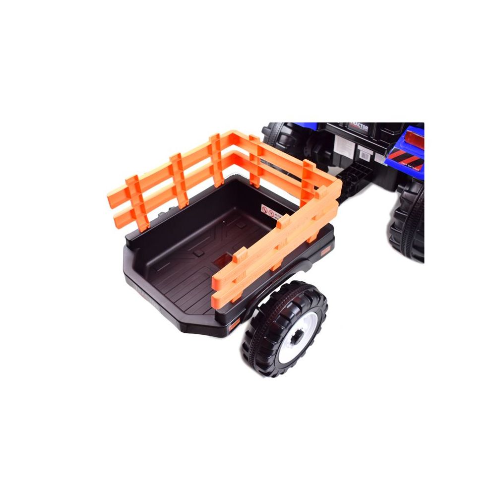 DIDŽIULIS AKUMULIATORINIS TRAKTORIUS SU PRIEKABA, 12 V, 240 W, NUOTOLINIO VALDYMO PULTAS / JS-3158B-12V
