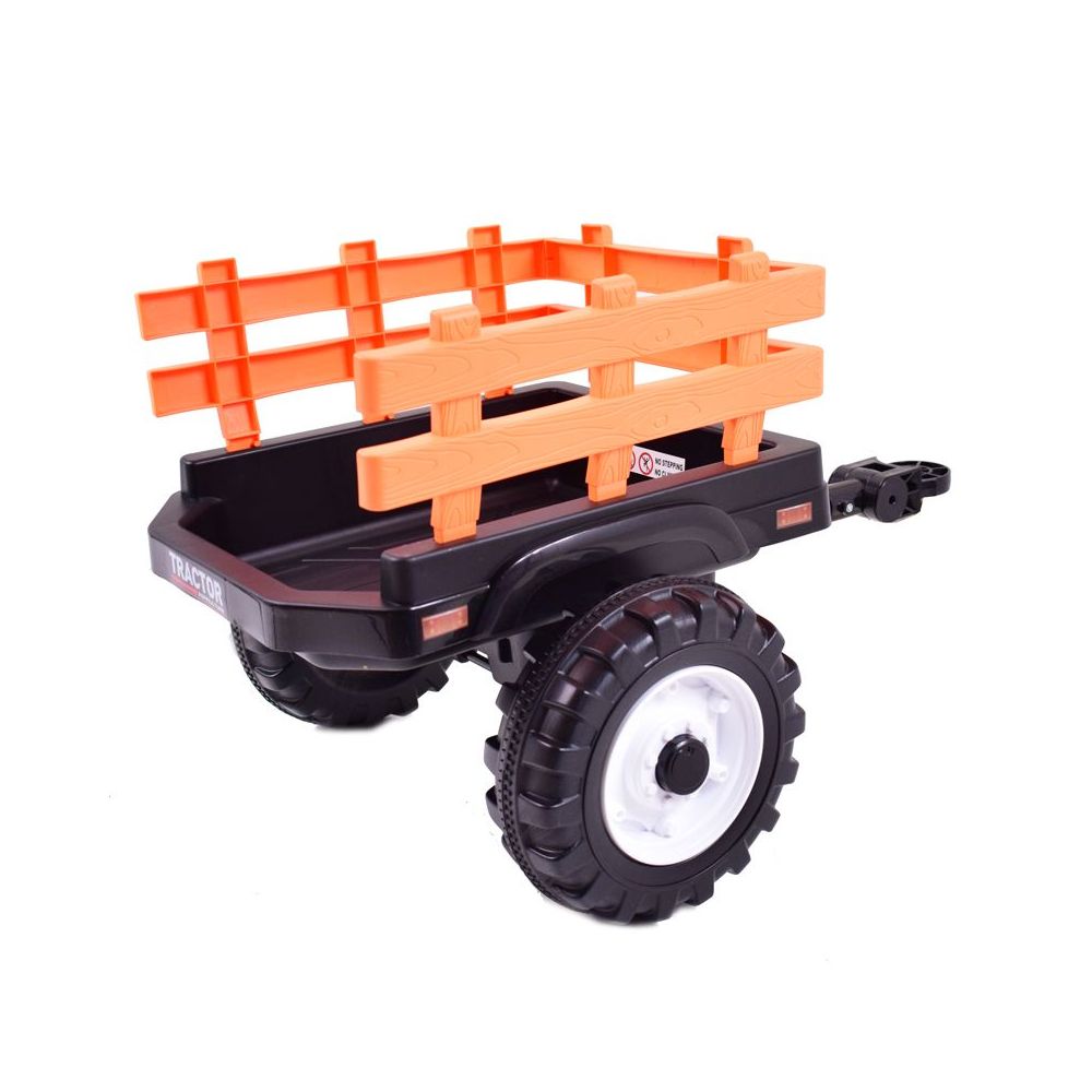 DIDŽIULIS AKUMULIATORINIS TRAKTORIUS SU PRIEKABA, 12 V, 240 W, NUOTOLINIO VALDYMO PULTAS / JS-3158B-12V