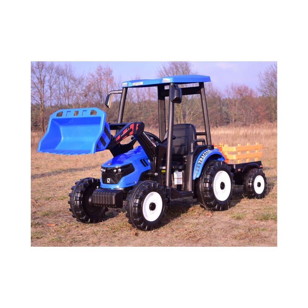 OLBRZYMI TRAKTOR NA AKUMULATOR Z PRZYCZEPĄ 12 V, 240W, PILOT/JS-3158B-12V