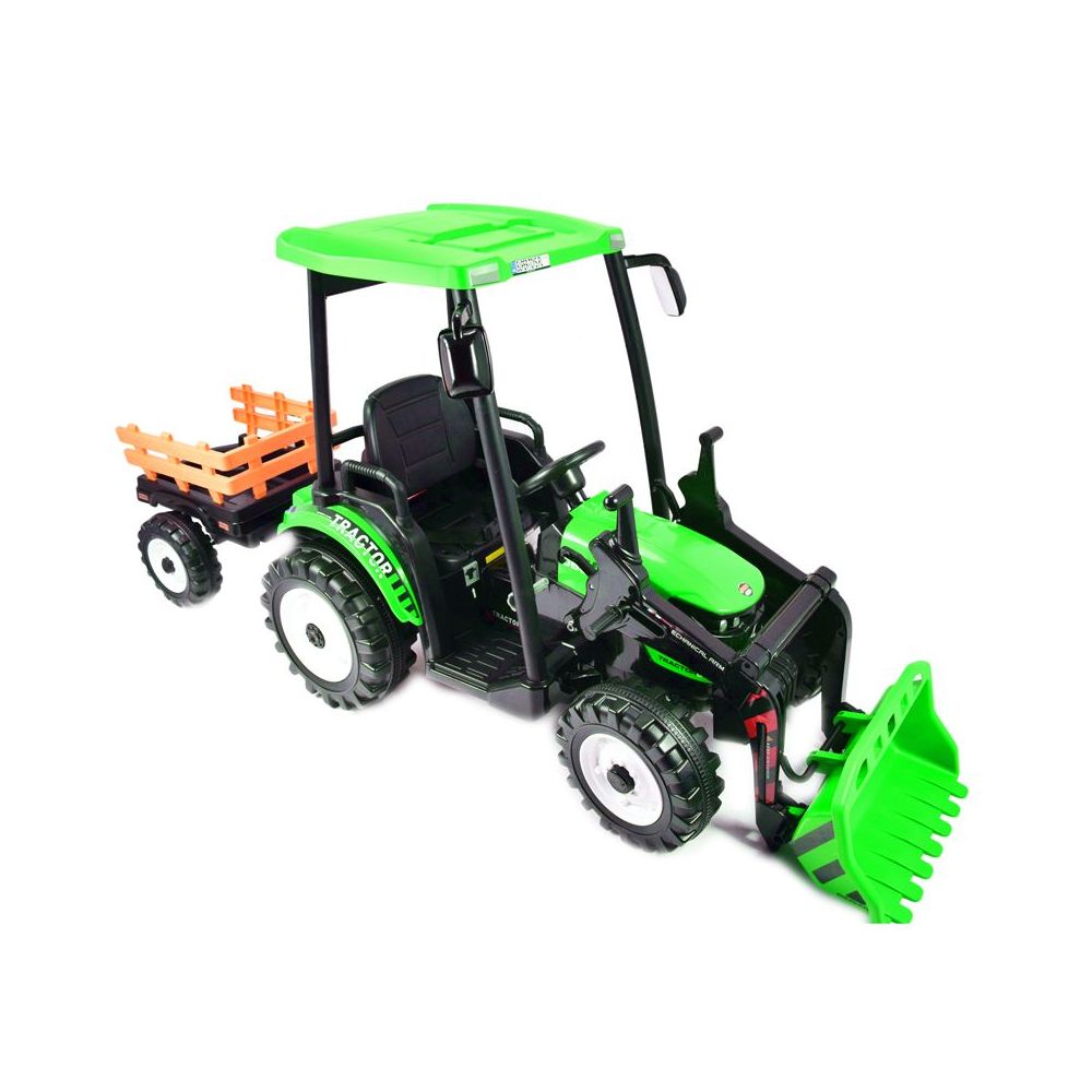 OLBRZYMI TRAKTOR NA AKUMULATOR Z PRZYCZEPĄ 24 V, 400W, PILOT/JS-3158B-24V