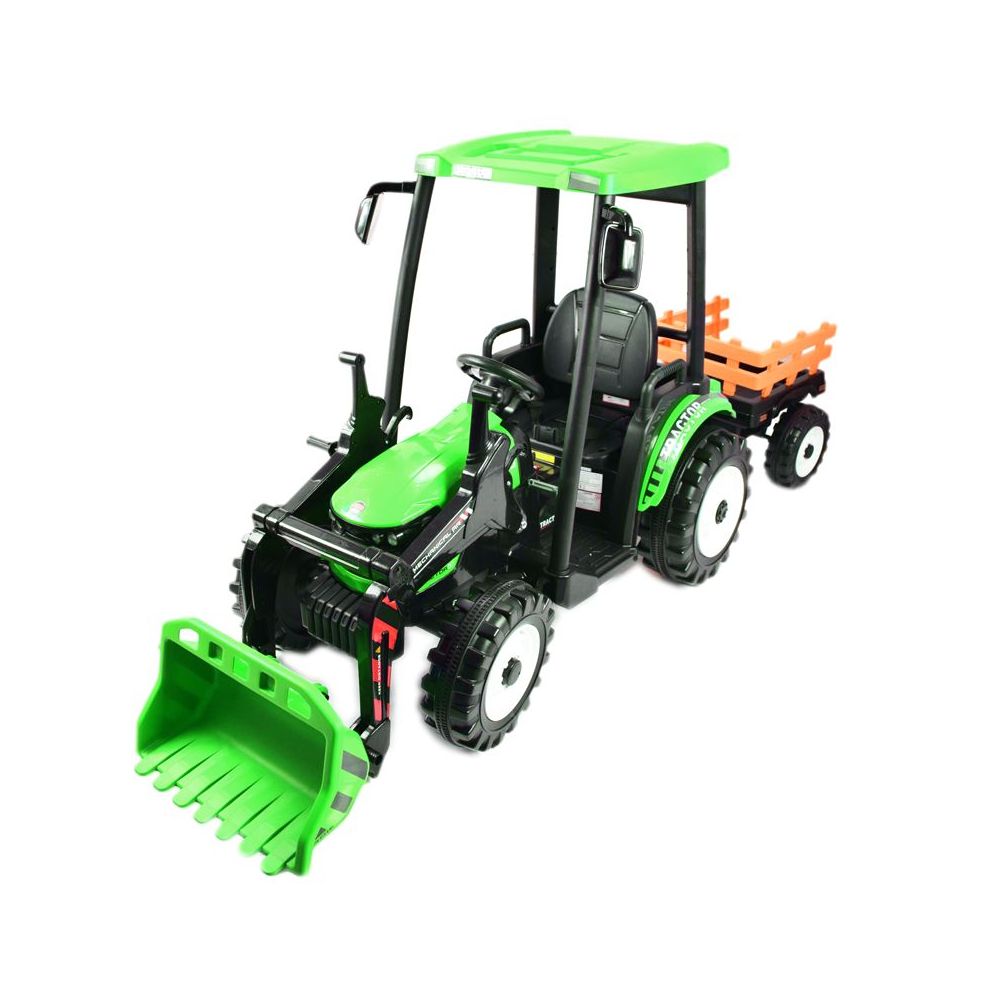 OLBRZYMI TRAKTOR NA AKUMULATOR Z PRZYCZEPĄ 24 V, 400W, PILOT/JS-3158B-24V