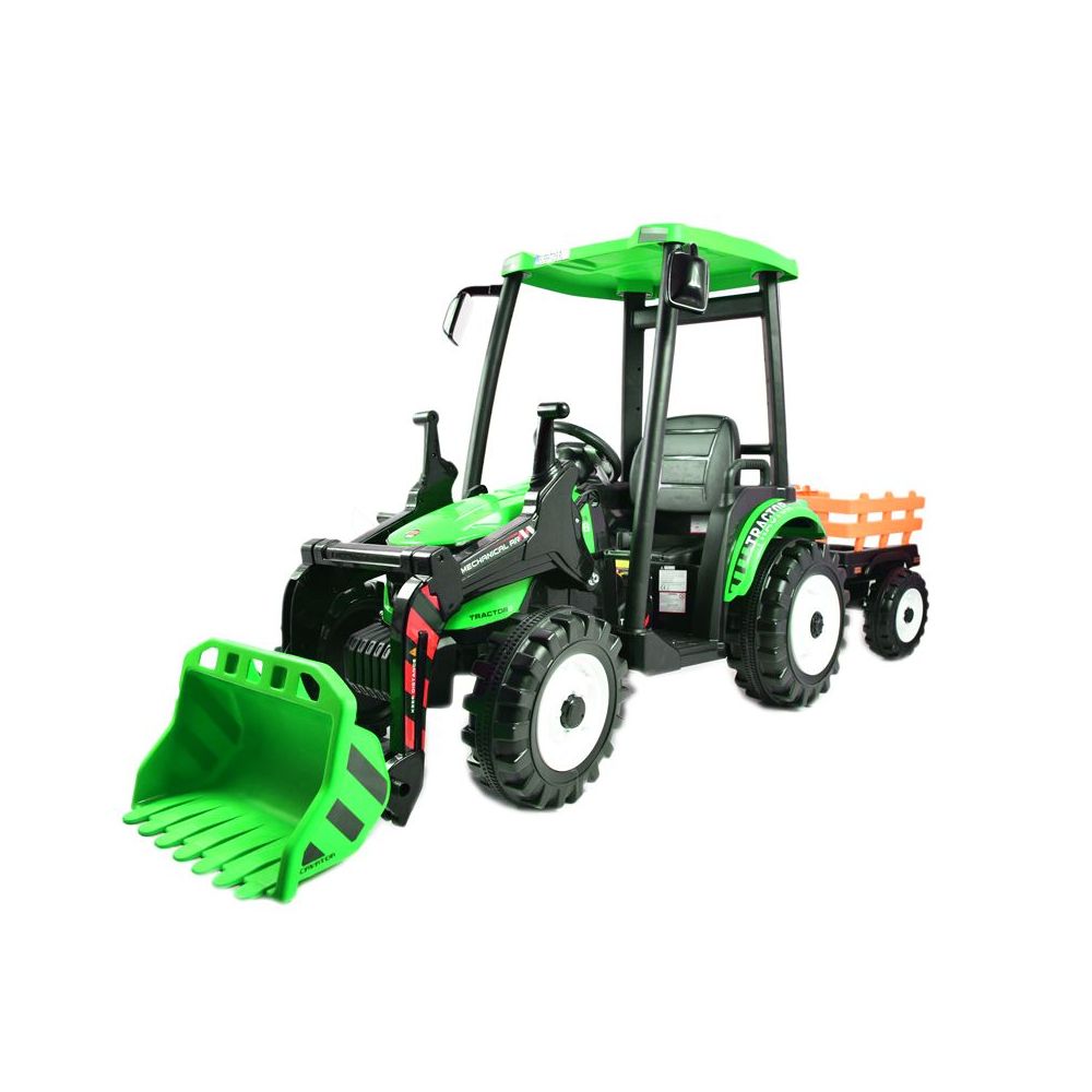 OLBRZYMI TRAKTOR NA AKUMULATOR Z PRZYCZEPĄ 24 V, 400W, PILOT/JS-3158B-24V