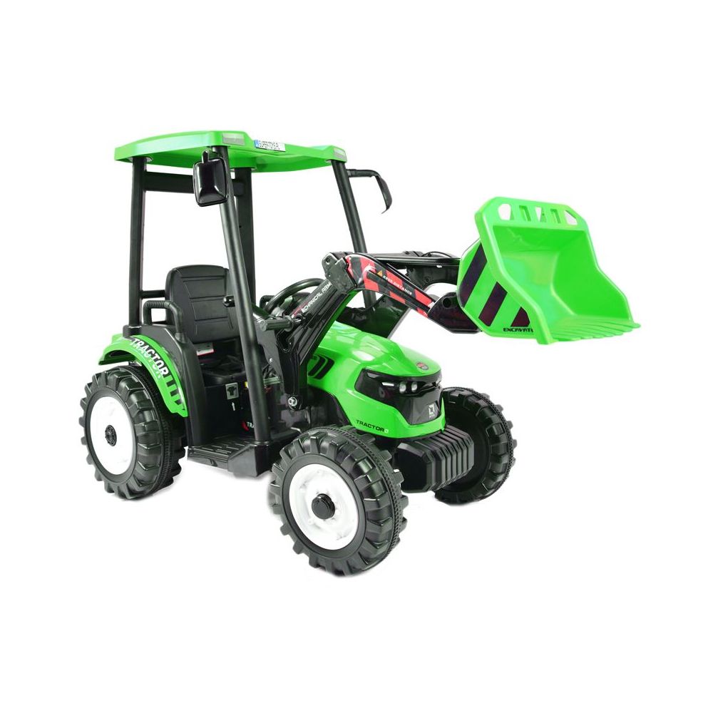 OLBRZYMI TRAKTOR NA AKUMULATOR Z PRZYCZEPĄ 24 V, 400W, PILOT/JS-3158B-24V