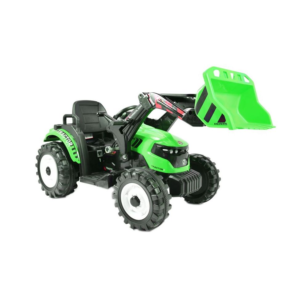 OLBRZYMI TRAKTOR NA AKUMULATOR Z PRZYCZEPĄ 24 V, 400W, PILOT/JS-3158B-24V