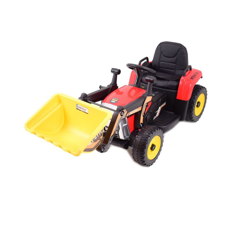 SUPER TRAKTOR BLOW - NA AKUMULATOR Z ŁYŻKĄ, MIĘKKIE KOŁA, MIEKKIE SIEDZENIE, PILOT/XMX611-DIGGER