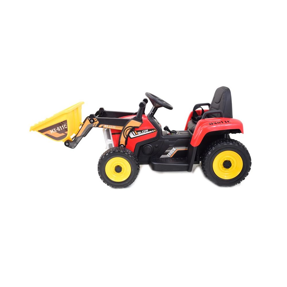 SUPER TRAKTOR BLOW - NA AKUMULATOR Z ŁYŻKĄ, MIĘKKIE KOŁA, MIEKKIE SIEDZENIE, PILOT/XMX611-DIGGER