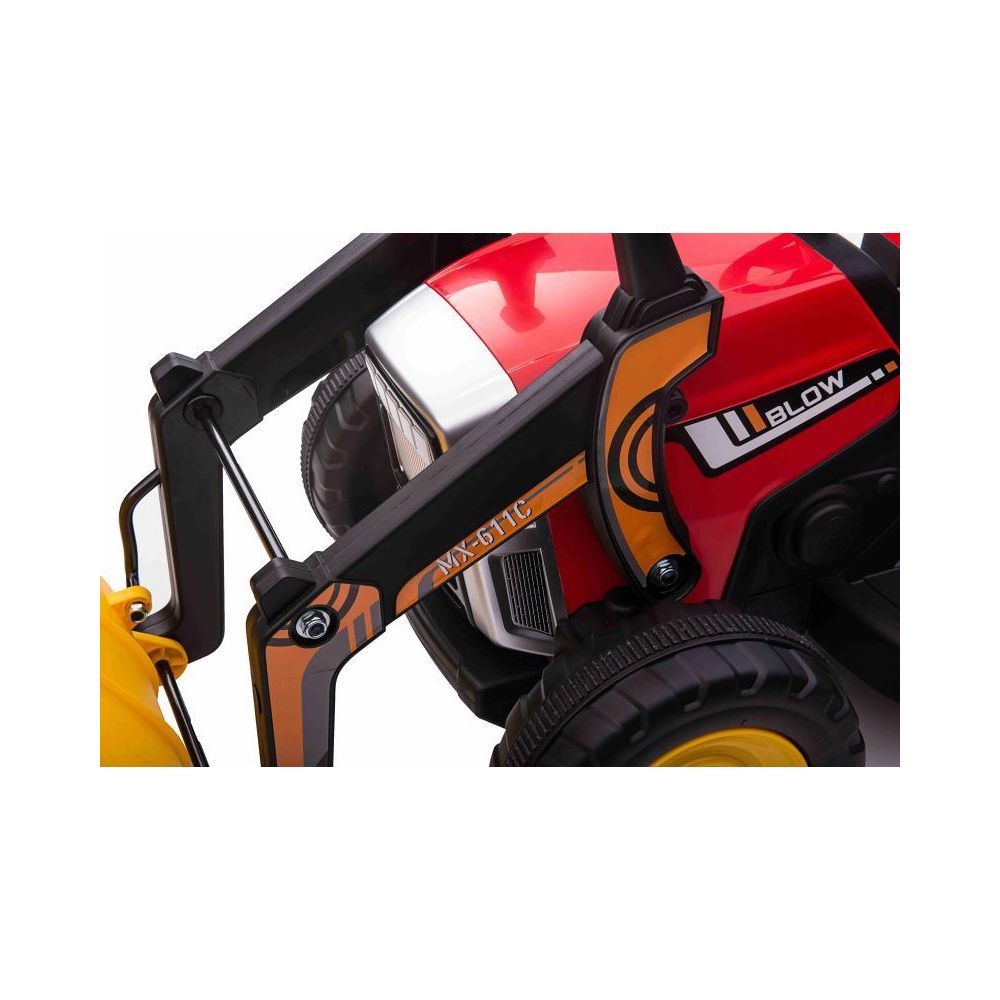 SUPER TRAKTOR BLOW – AKUMULIATORINIS SU KASĖLE, MINKŠTI RATAI, MINKŠTA SĖDYNĖ, NUOTOLINIO VALDYMO PULTAS/XMX611-DIGGER